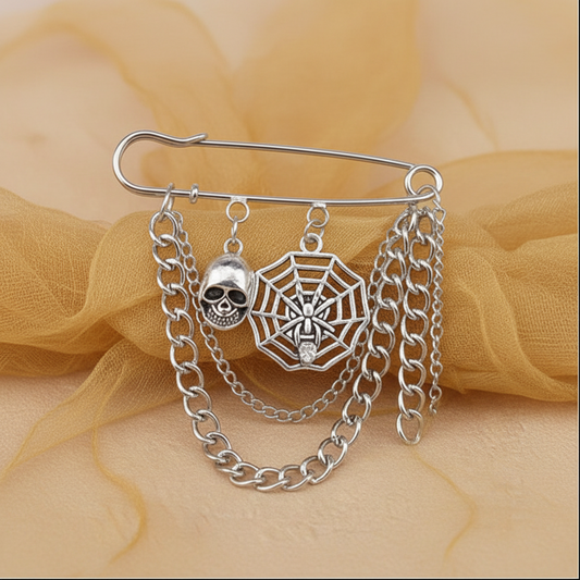 Underground Chain Brooch Quartet