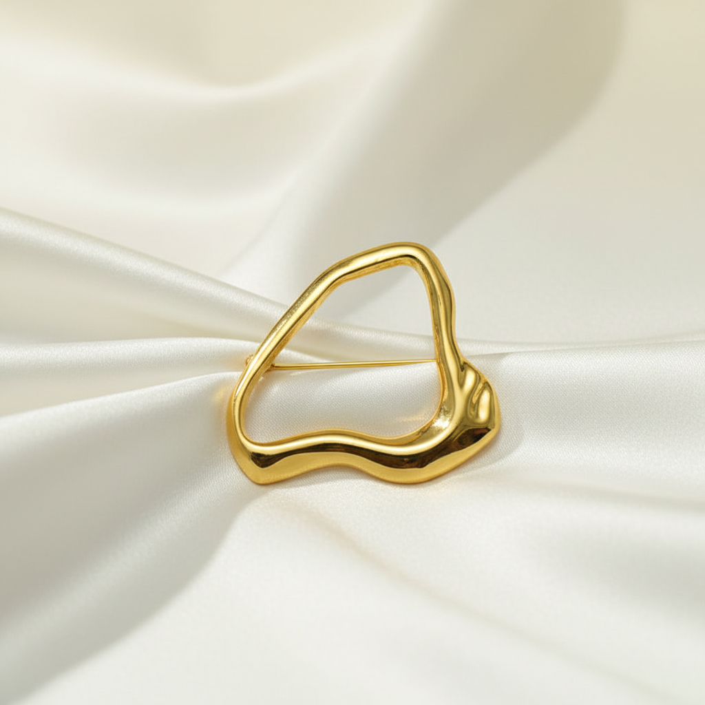 The Liquid Silk Brooch