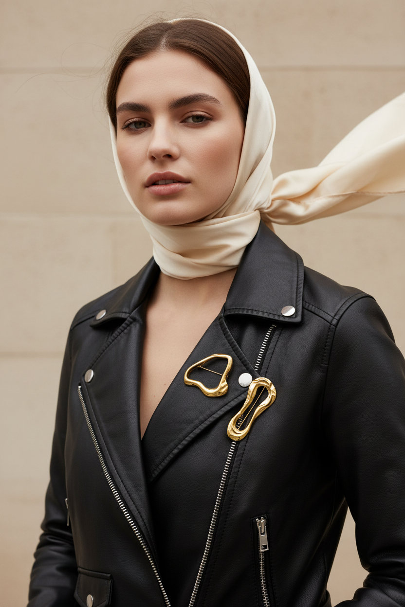 The Liquid Silk Brooch