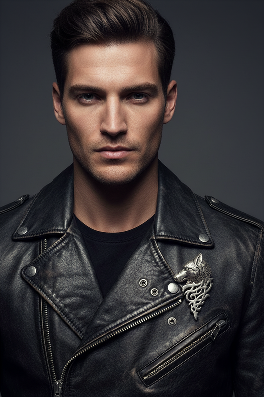 Lone Wolf Brooch