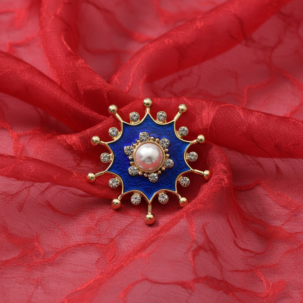 Cobalt Starburst Medallion