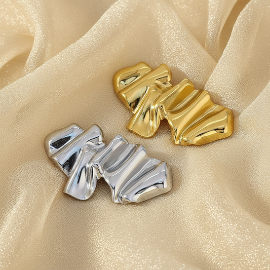 Brutalist Slashing Brooch
