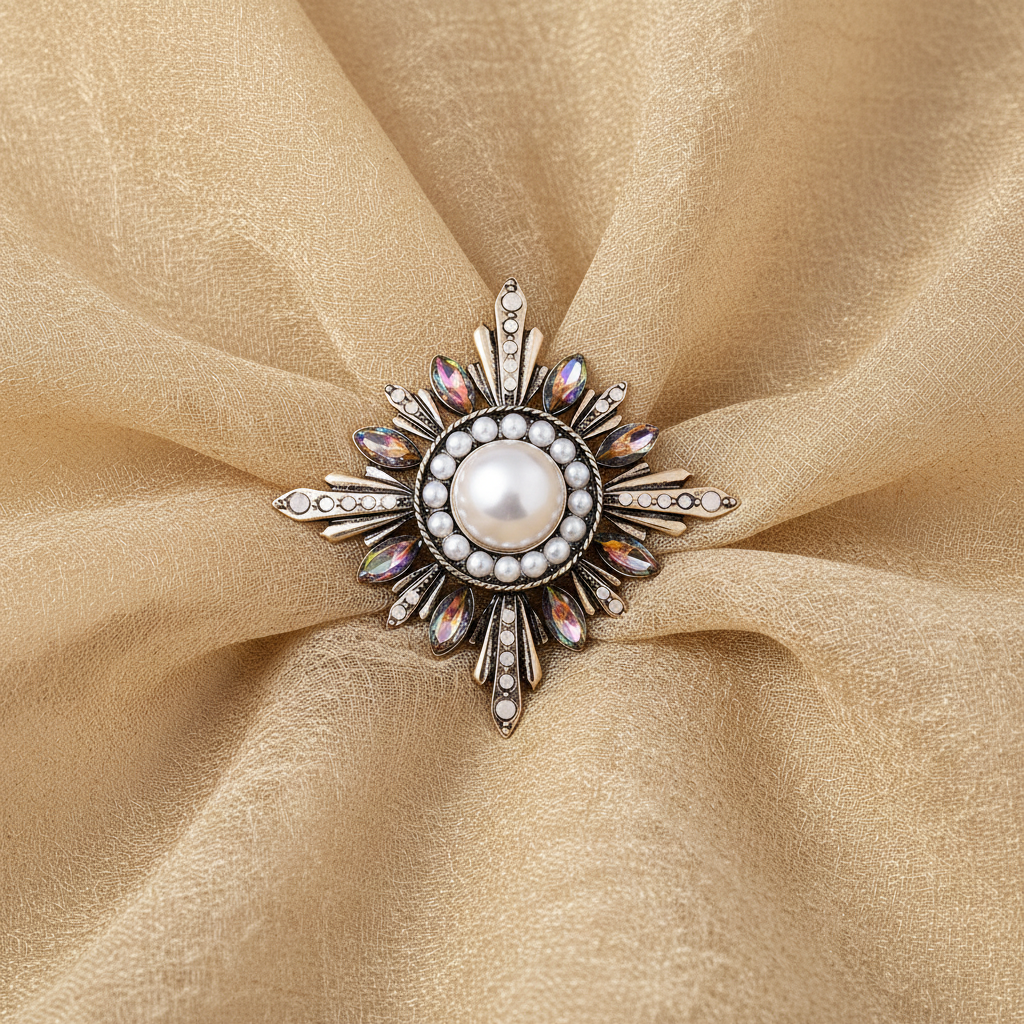 Baroque Sunflower Brooch